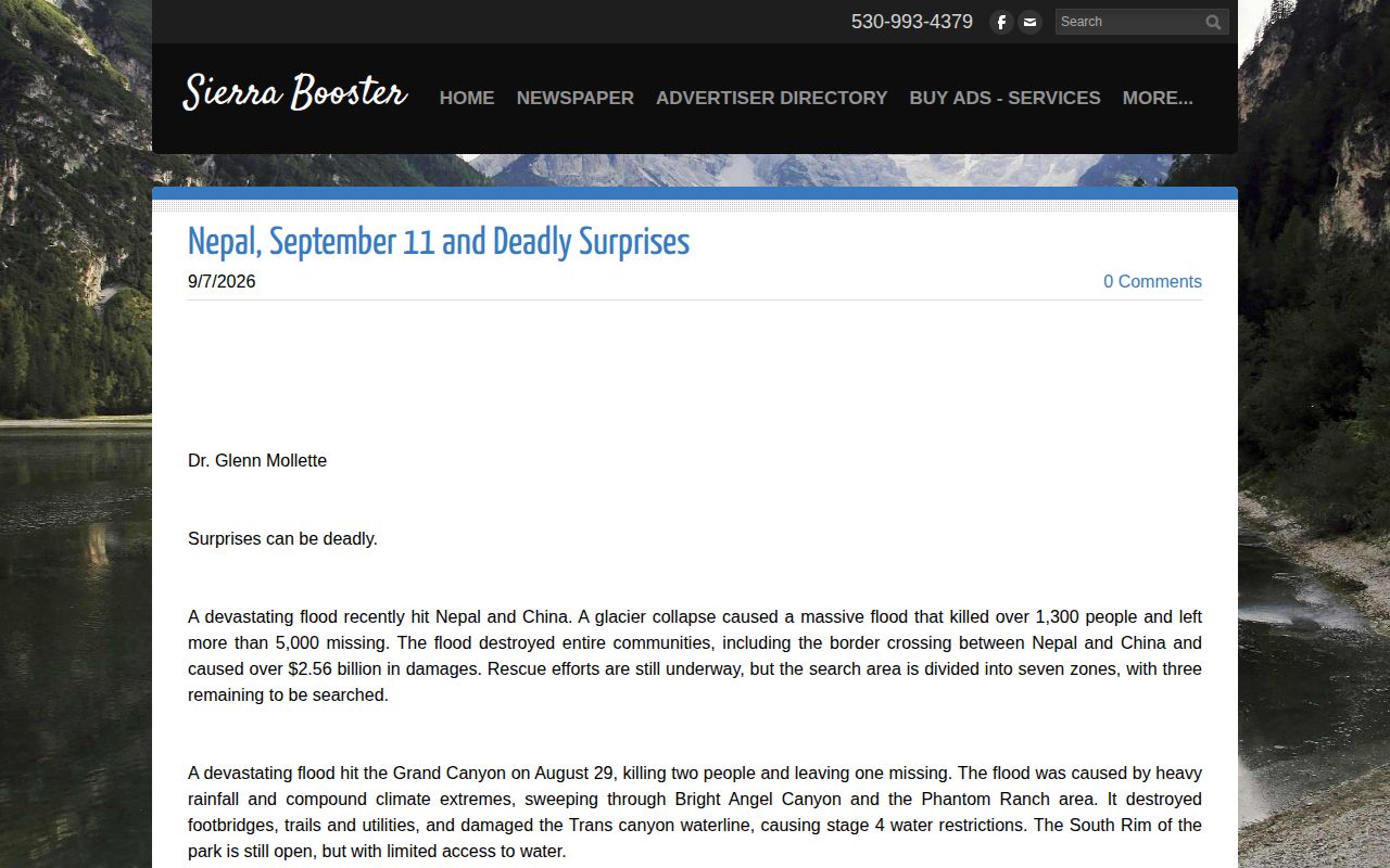 Sierra Booster Plumas County arrest report news source